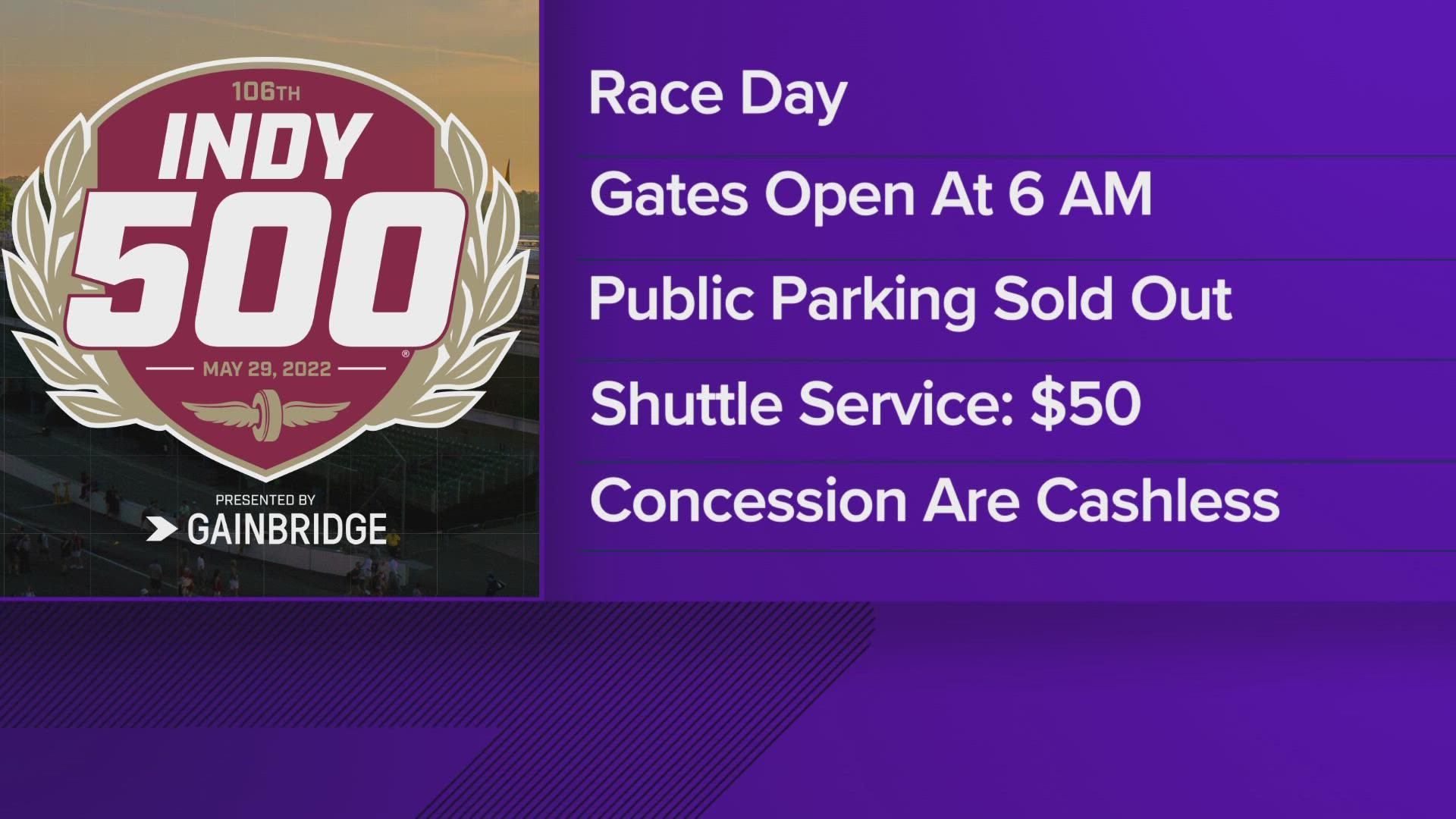 It's a busy weekend in Indy. So, here's what you need to know from the Legends Day concert tonight to race day at Indianapolis Motor Speedway on Sunday.