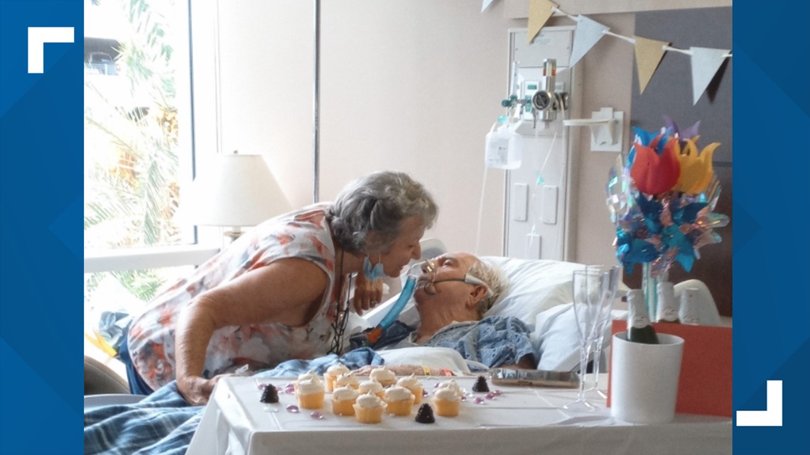 Florida couple celebrates 60 years of marriage from hospital room - Vimarsana News