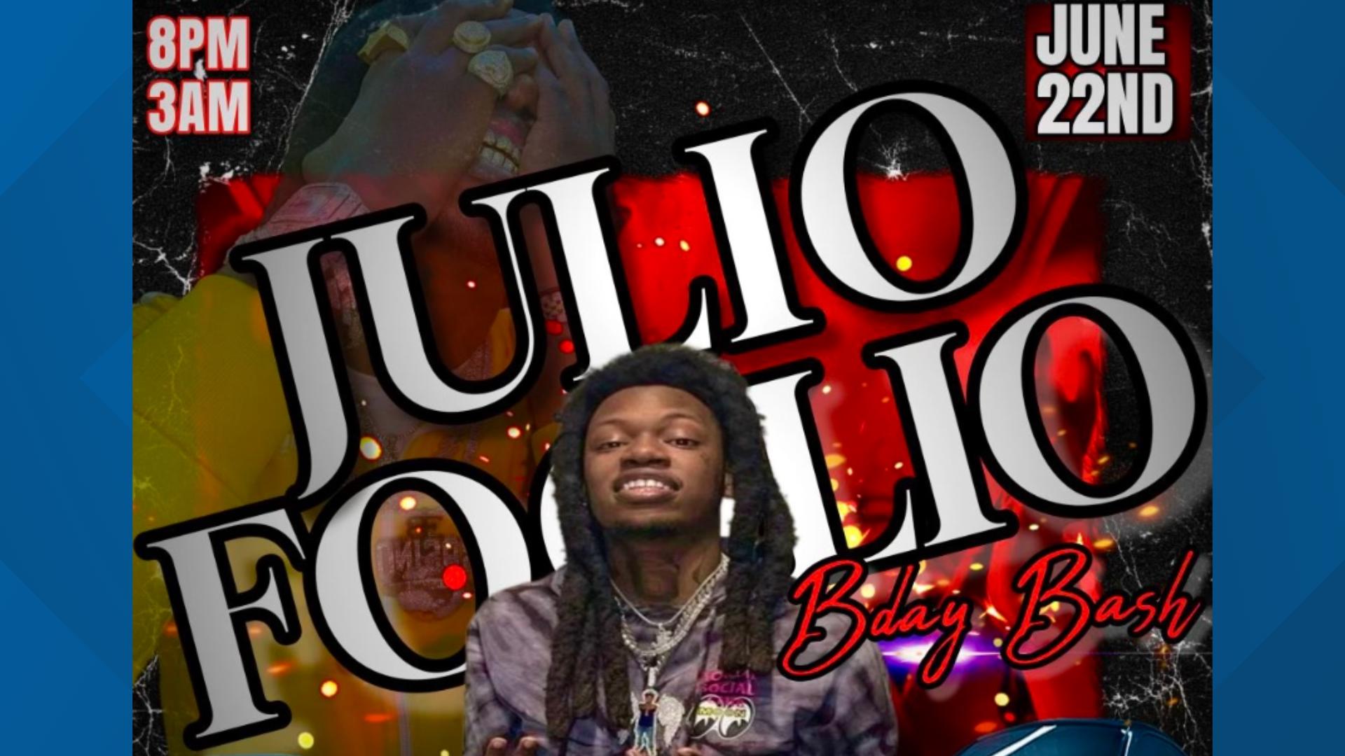 Foolio Corps Jacksonville rapper Julio Foolio killed in Tampa, attorney says | abc10.com