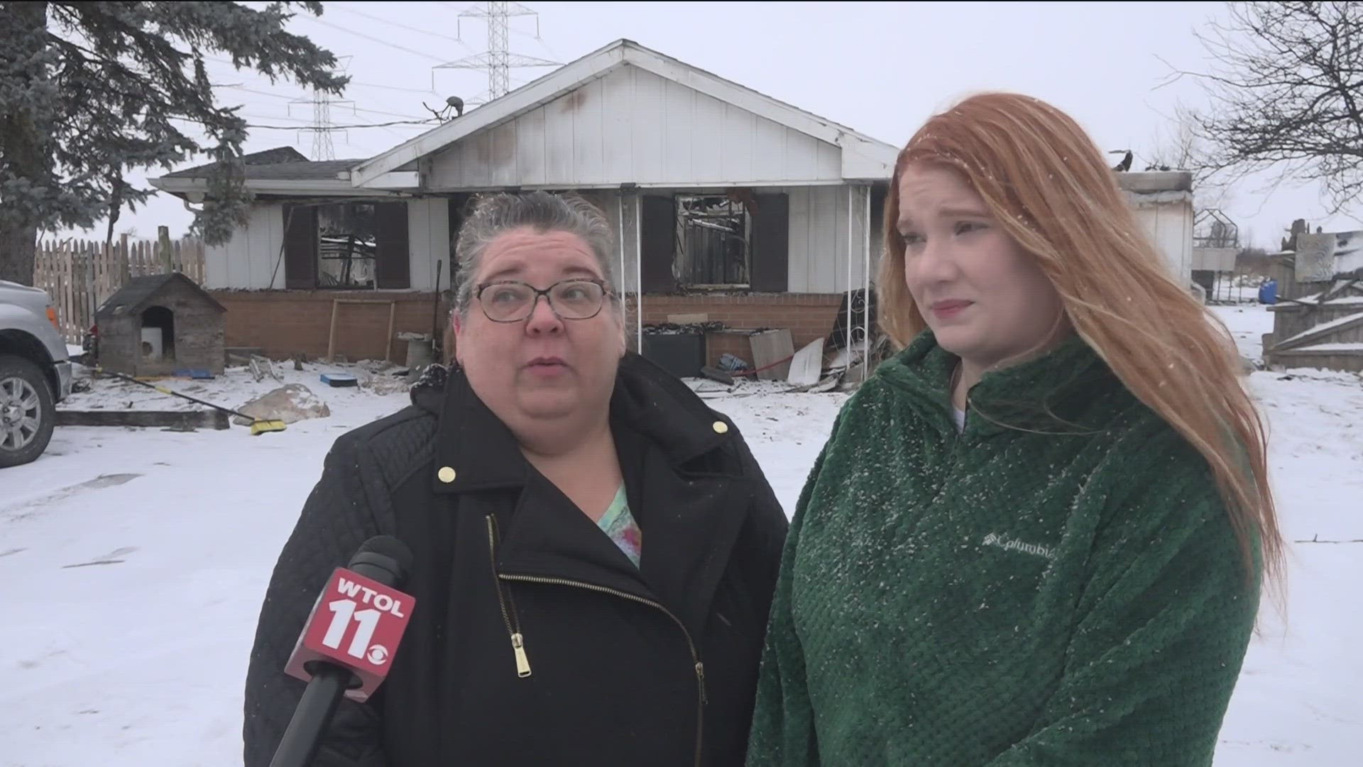 Jacqueline and Allison Dixon are the owners of Bark N Lounge in Perrysburg. The business is a total loss after it caught fire on Sunday.