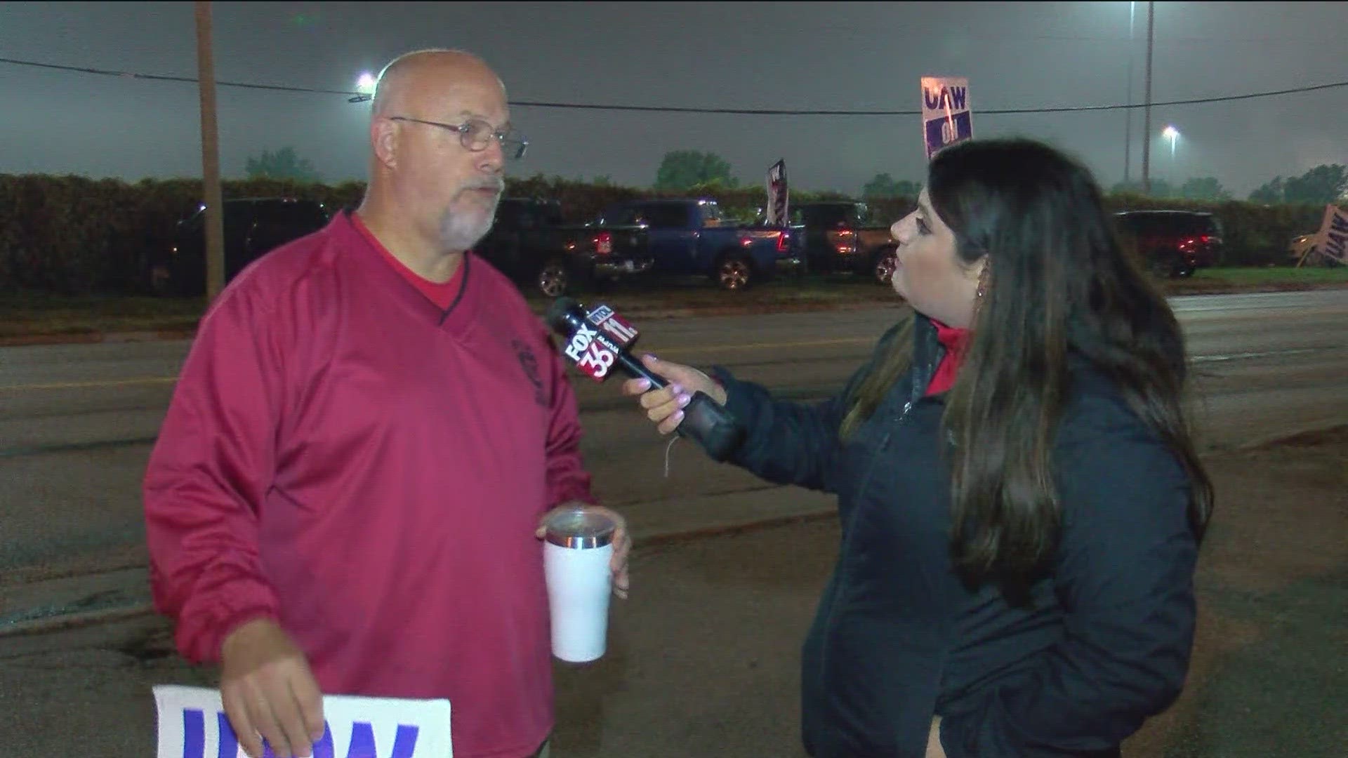 A UAW member shares his thoughts ahead of an announcement from UAW President Shawn Fain, which could bring more workers to the picket lines.