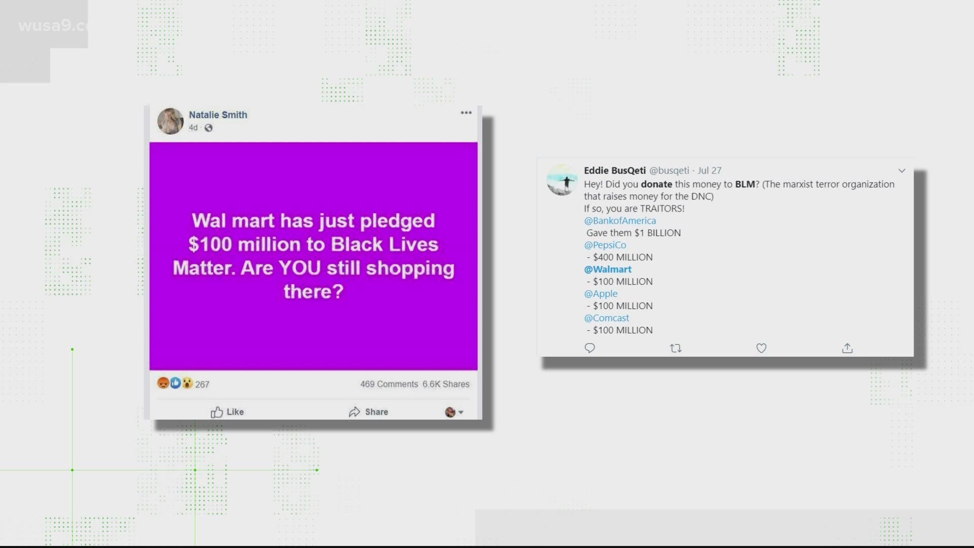 Post Claims Apple Pepsico Walmart Donated To Black Lives Matter Abc10 Com verify online posts claim america s biggest companies donated to black lives matter
