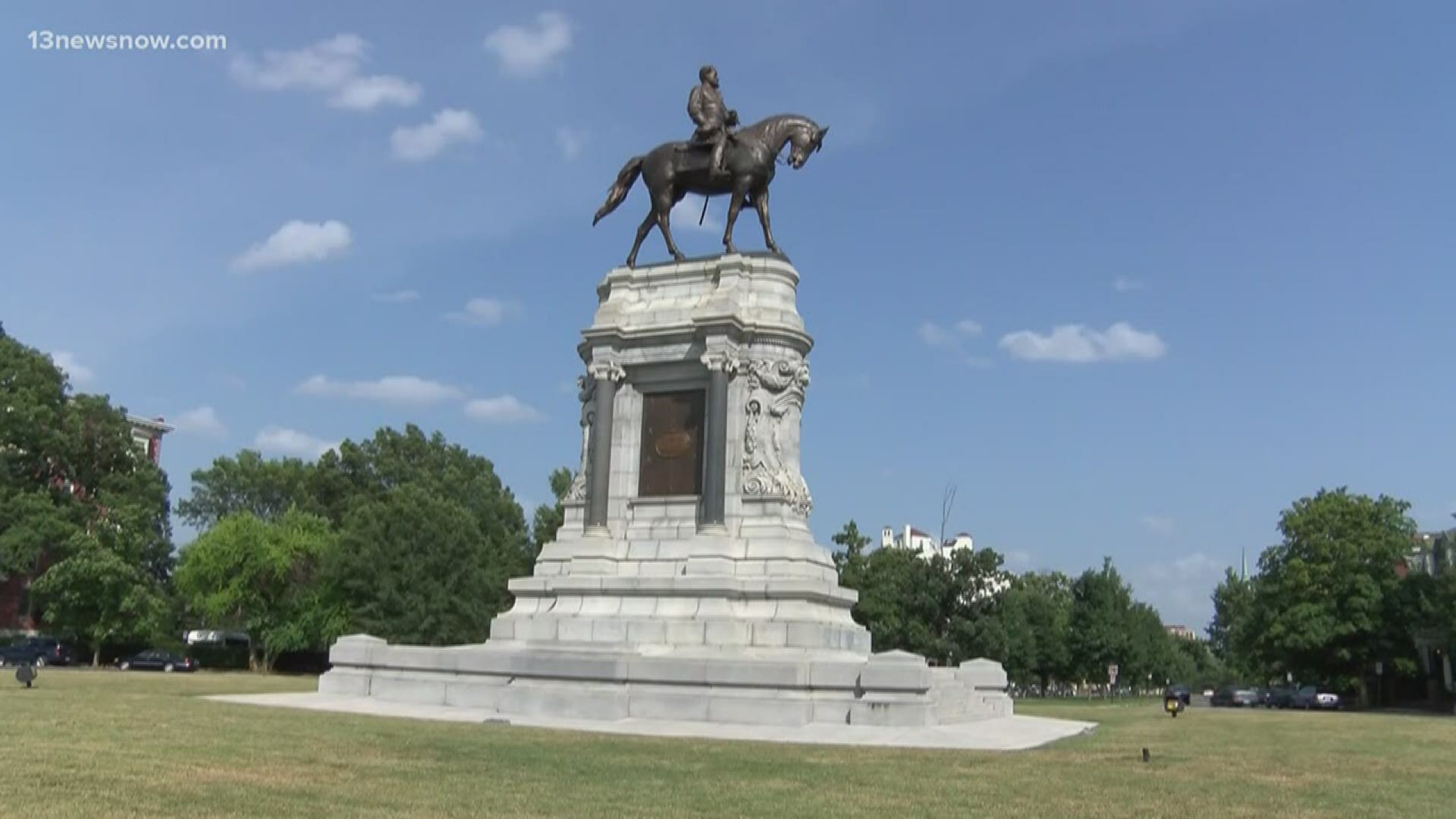 On June 4, 2020, Governor Ralph Northam said the Gen. Robert E. Lee statue on Monument Avenue in Richmond, Virgina. would be removed "as soon as possible."