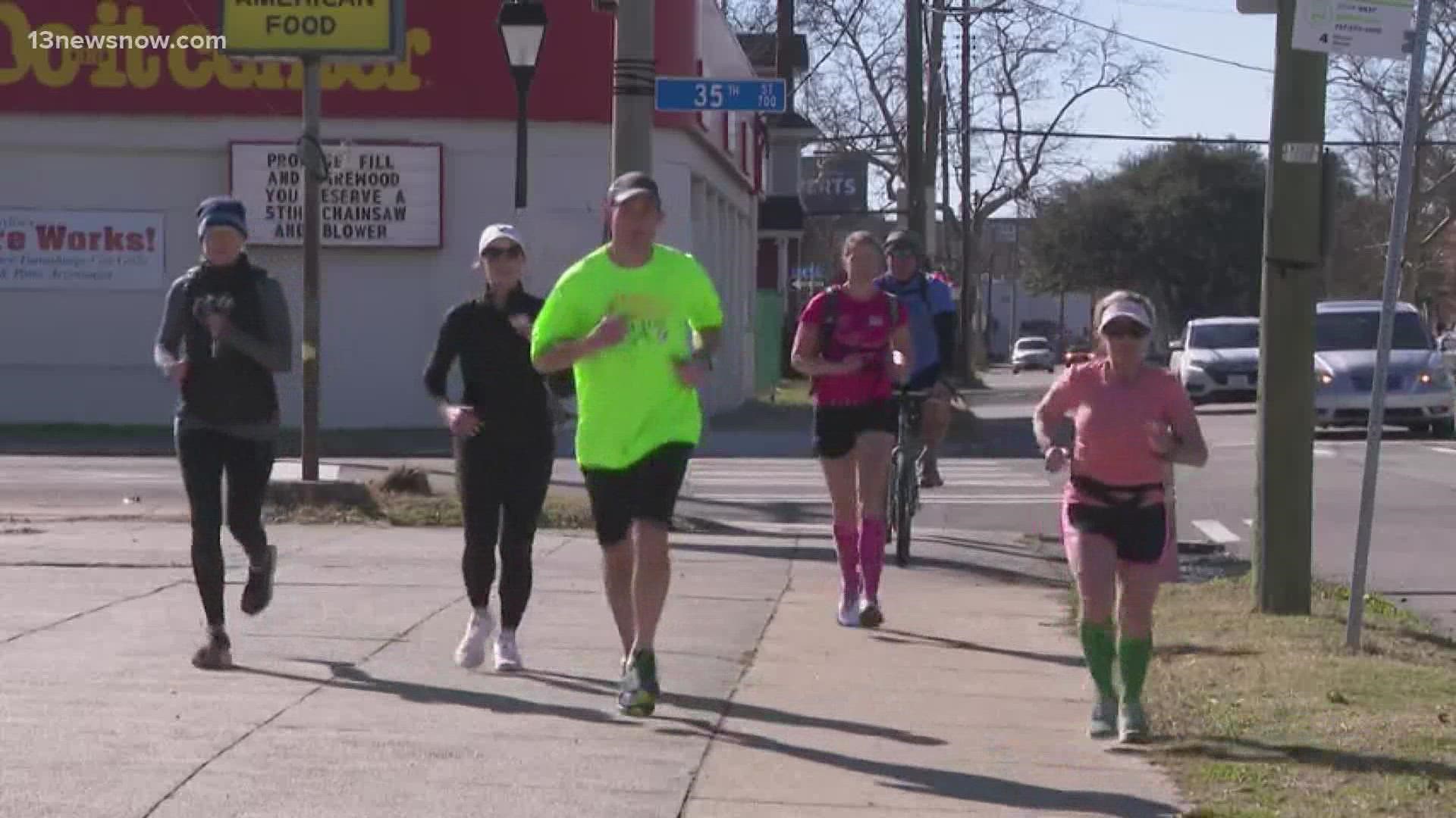 Will Fox ran from the Children's Hospital of the King's Daughters in Norfolk to his family's home in Virginia Beach.