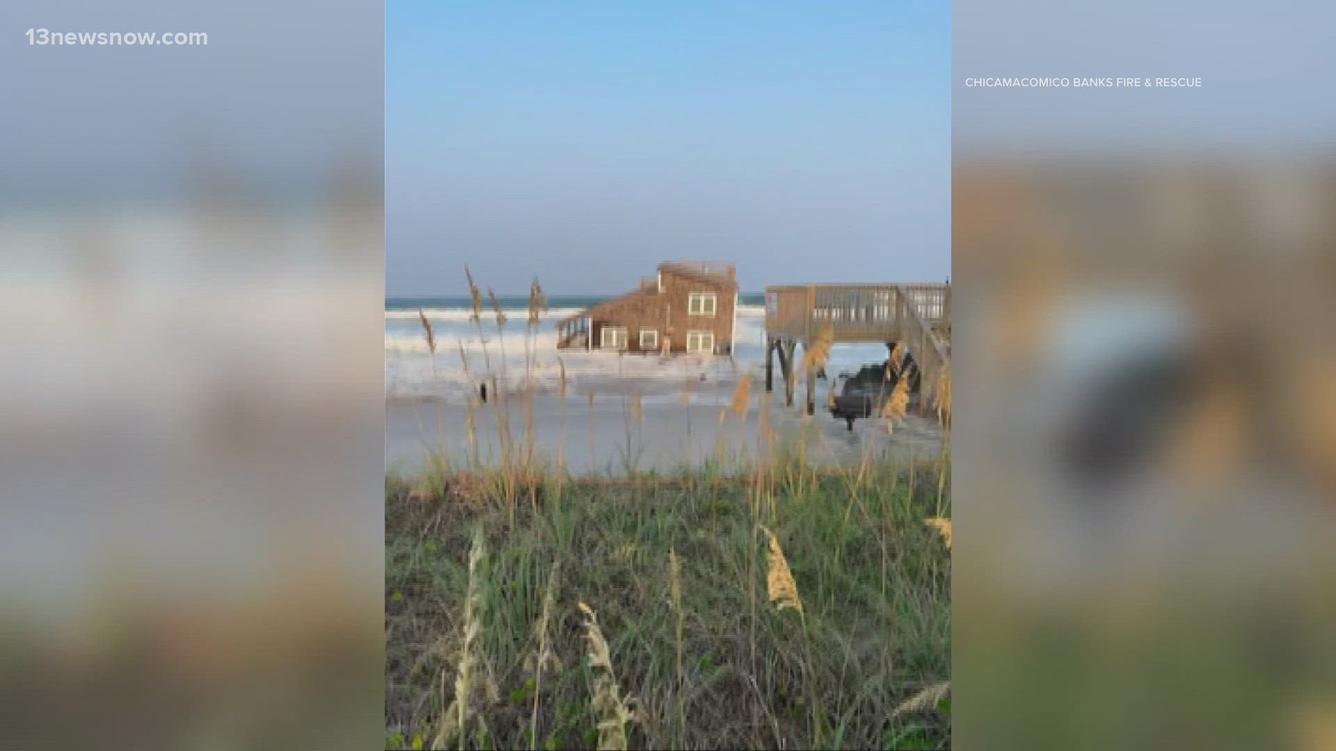 Another Outer Banks House is lost to Mother Nature.