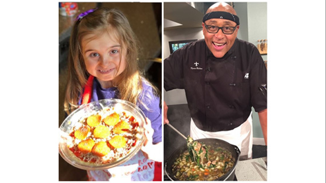 She’s never tasted food, but little chef shares love for cooking