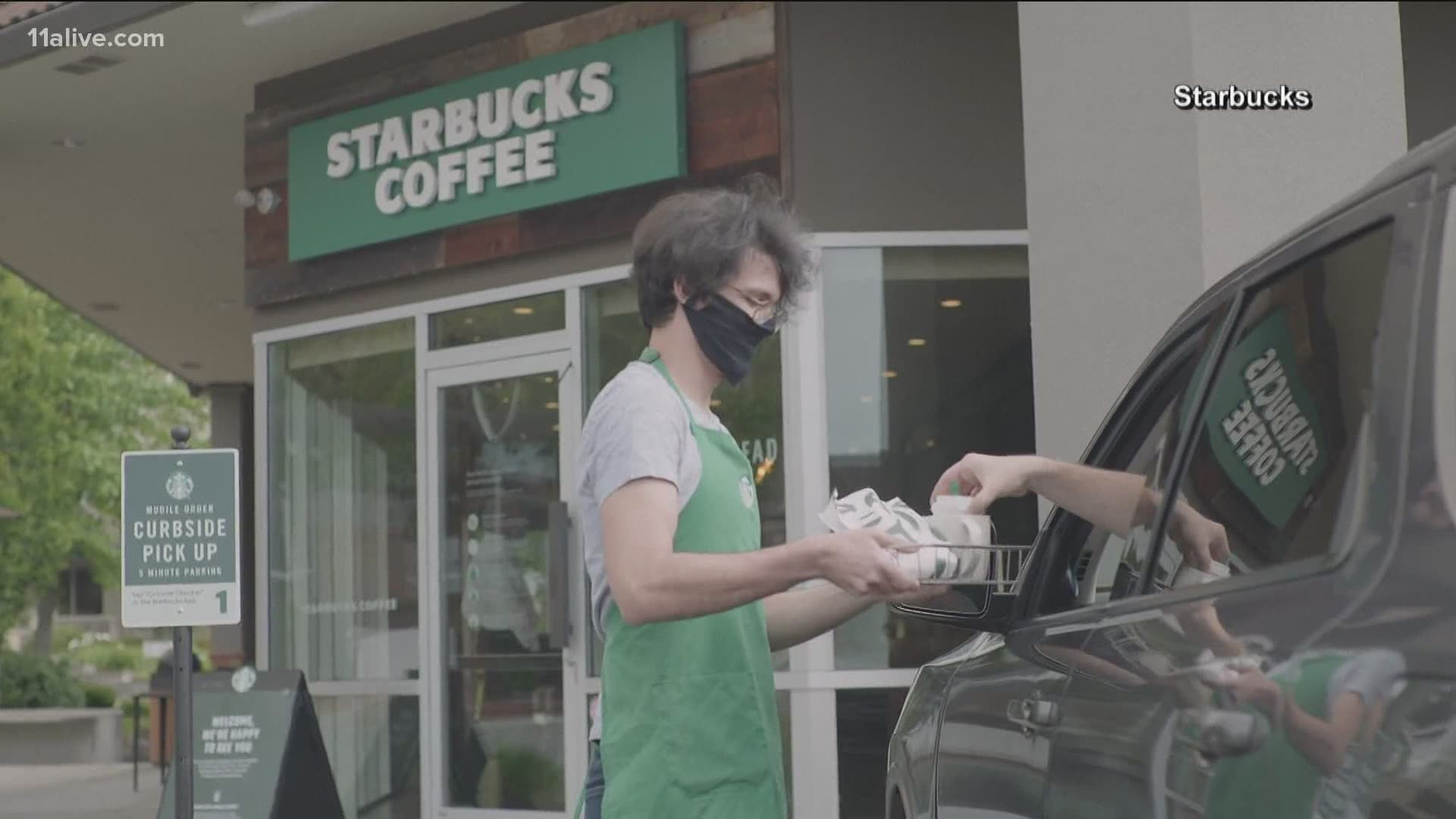 The major coffee chain says those who don't wish to wear a mask still have options to get coffee from their stores.