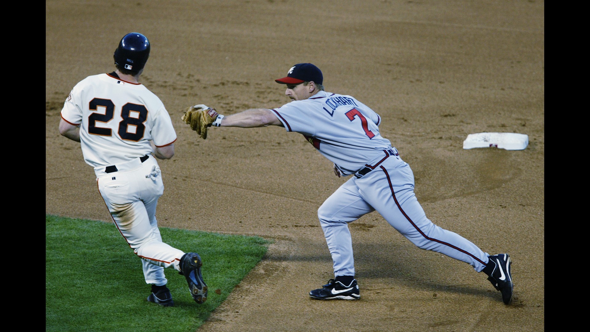 Son of former Brave Keith Lockhart on life support after hit in face by(00)