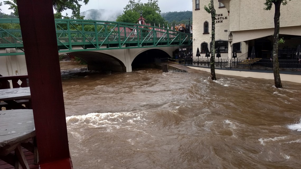 Flooding in Helen takes over city streets as warnings 