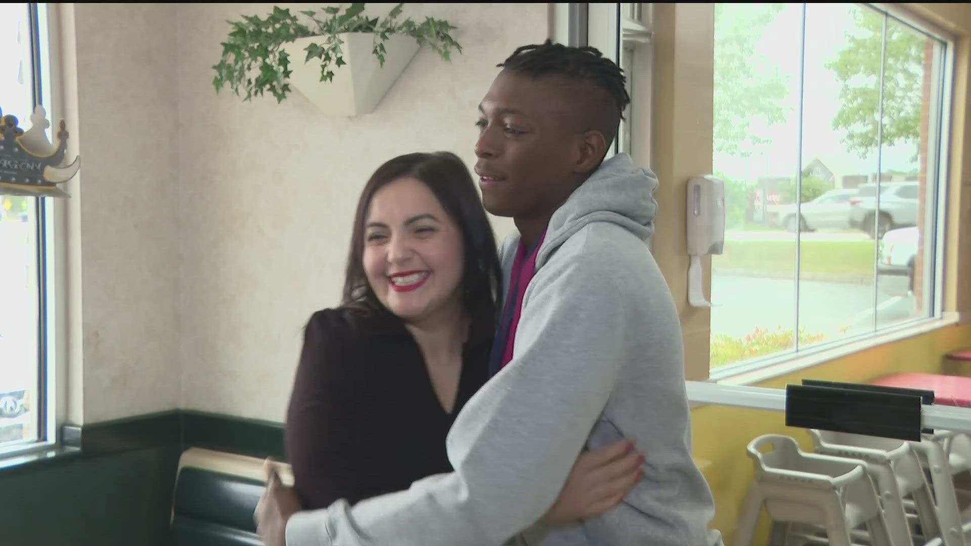 After seeing a Georgia teen work a Burger King shift right after graduation, Maria Mendoza launched a fundraiser that has now raised more than $110K for his college.